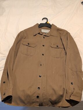 Men's Brown Utility Flannel